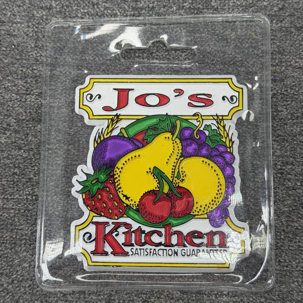 Old Jo's Kitchen Satisfaction Guaranteed Name Fridge Magnet Novelty Decor